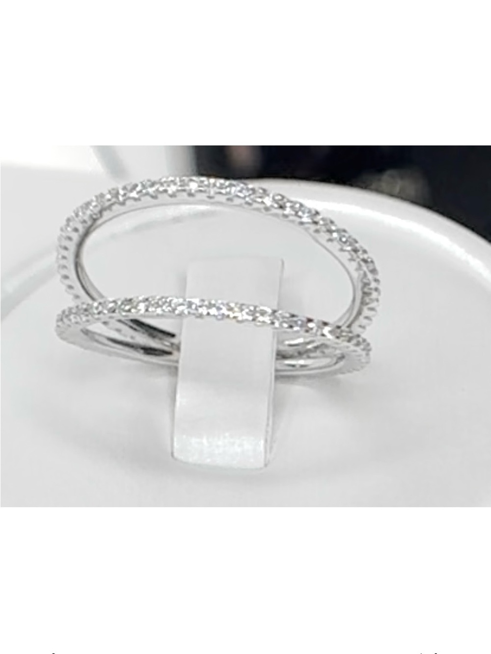 Moissanite 1.25 c.t.w Eternity Band Rings Stacking Rings